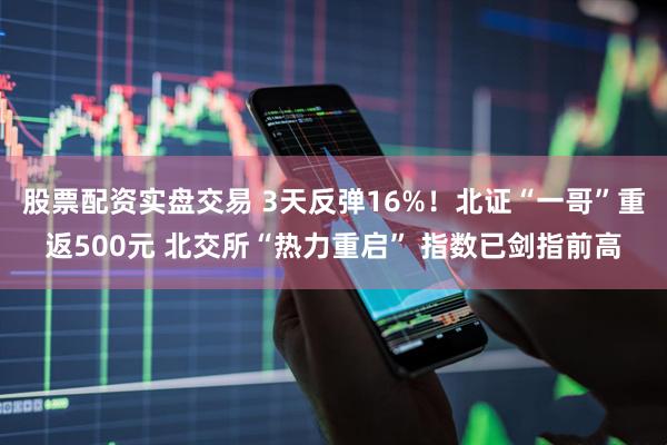 股票配资实盘交易 3天反弹16%！北证“一哥”重返500元 北交所“热力重启” 指数已剑指前高